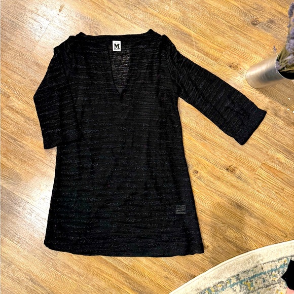 M by Missoni Dresses & Skirts - M by Missioni black, long sleeve dress with silk slip.